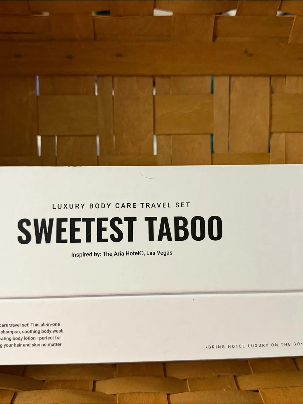 Taboo- Sweetest Taboo Hotel Luxury Travel Body Care Set